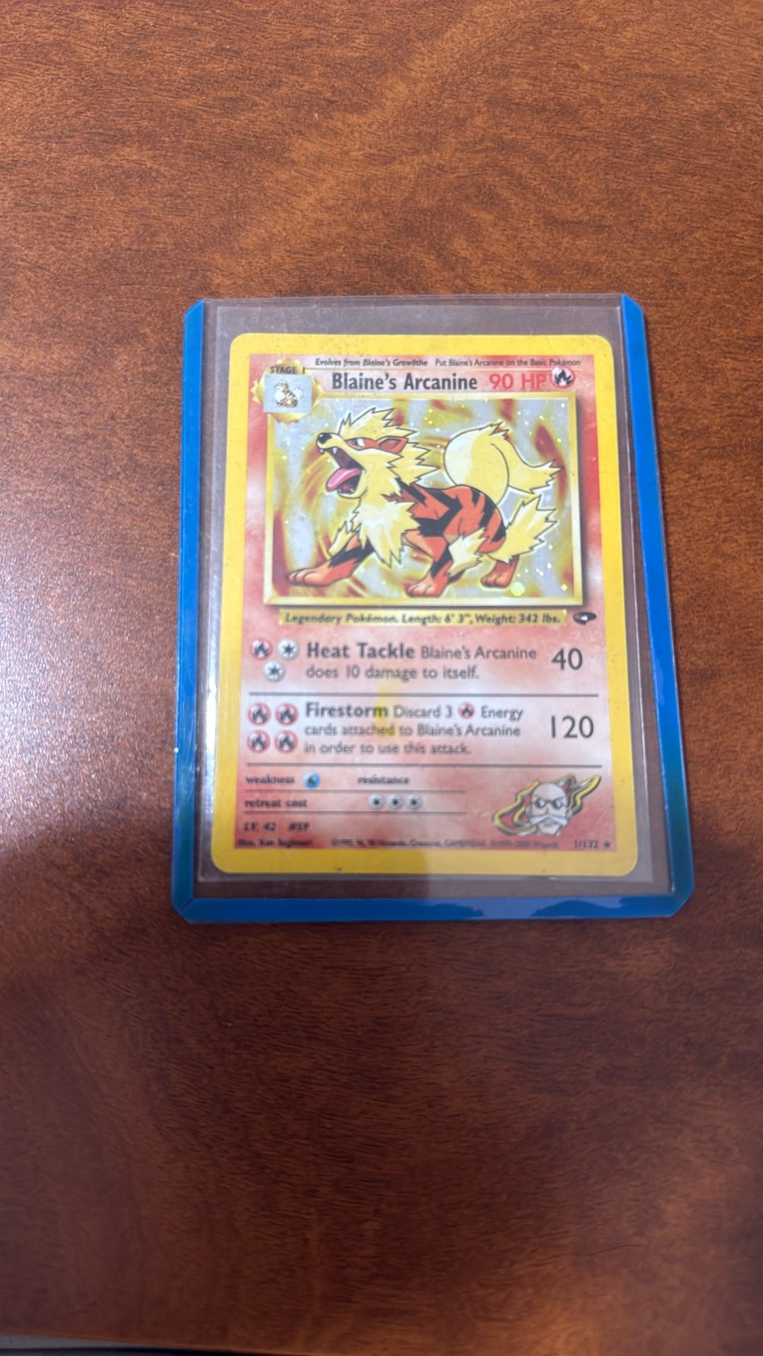 Blaine’s Arcanine