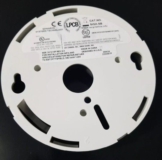 LOT OF 10 Edwards System Technology Smoke Detector Thermostat Base