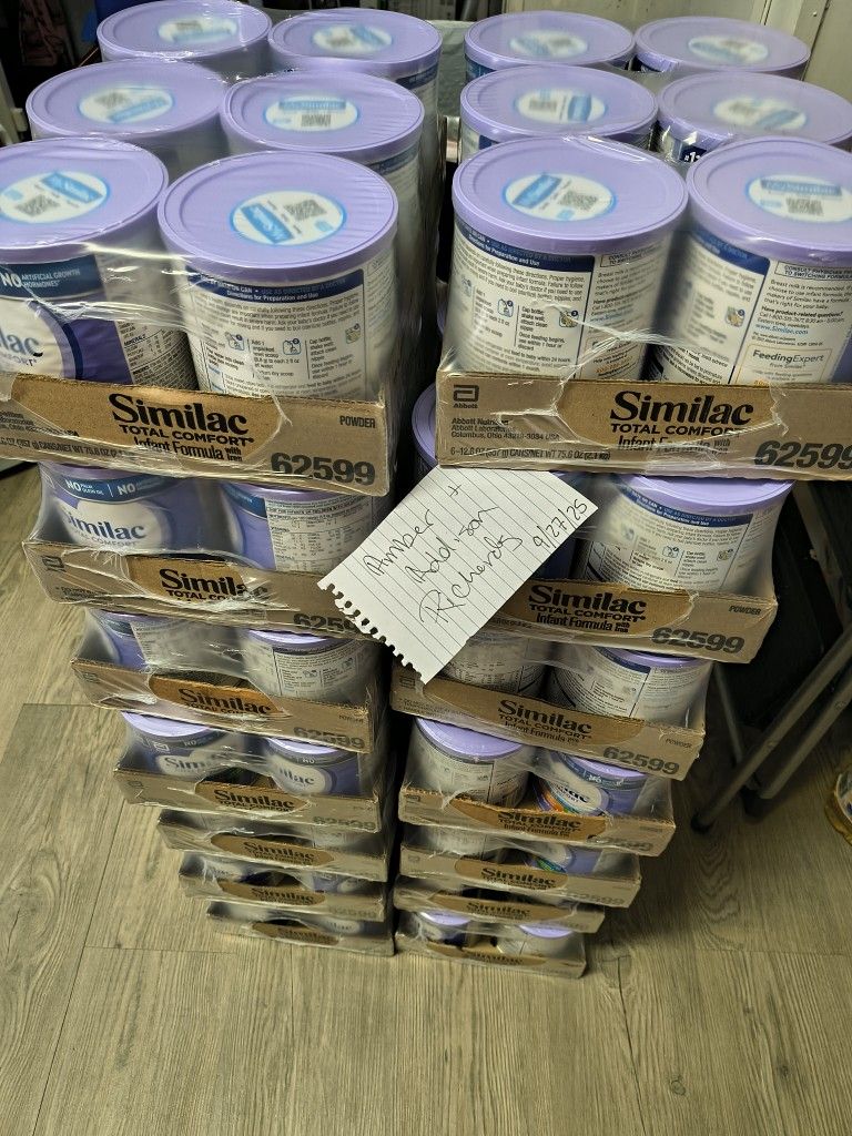 Unopened Cases Of Similac Total Comfort 