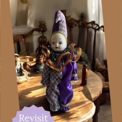 Millenium Royal Collection Porcelain Clown Doll