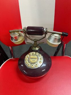 TeleCraft Vintage-Style Decorative Desk Phone