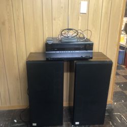 1984 Kenwood Model LS-P5000 Home Stereo System With Speakers