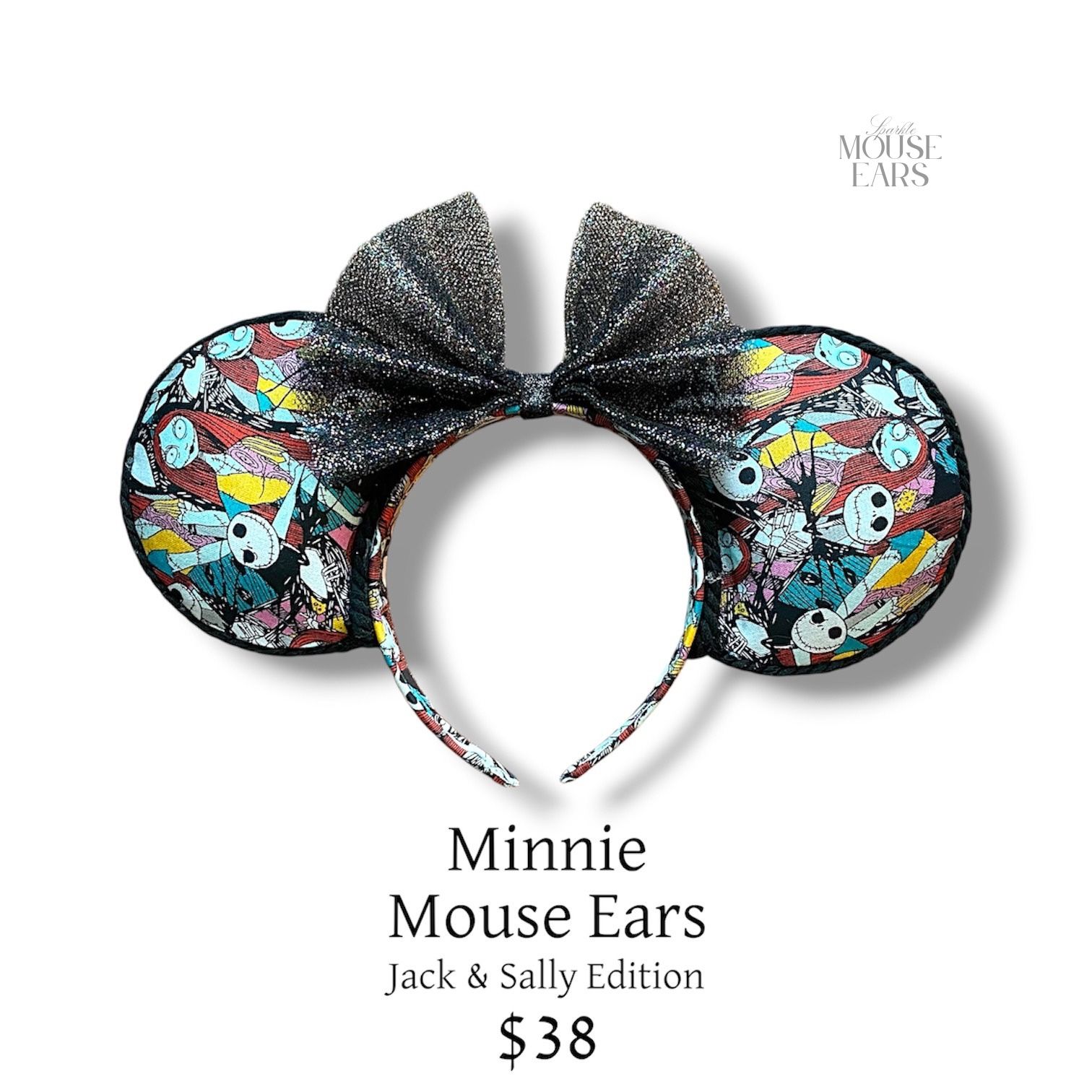 Minnie Mouse Ears β Nightmare Before Christmas (Jack & Sally Edition)