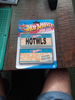 Hotwheels Plate 