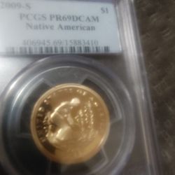 2009 S  Or 2017 S Sacagewea Dollar Proof 