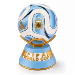 adidas Trionda Mini Argentina Soccer Ball + Display Stand Wold Cup 2026