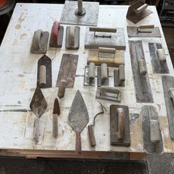 Assorted Concrete And Masonry, Finish Tools