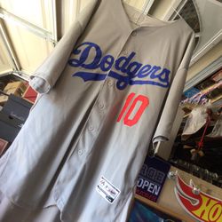 Dodgers Baseball Jersey Size Adult 60 Or 4XL