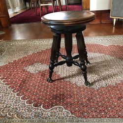 Antique Piano Stool