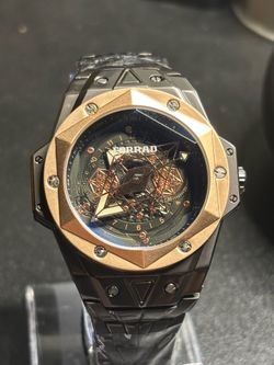 Forrad skeleton men’s watch with carbon fiber case