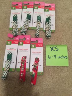Brand new Christmas dog collars