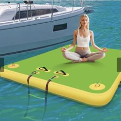 Wauffua Floating Dock for Lakes, Non-Slip Air Dock Floating Platform,  Brand New In Box