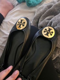 Tory Burch black flats 8