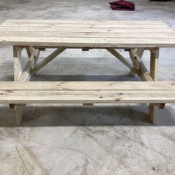 Treated Wood Picnic Tables Made To Order Starting At $350
