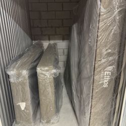 Cal King Mattress + 2 Twin Box Springs