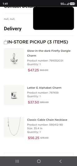 Pandora necklace