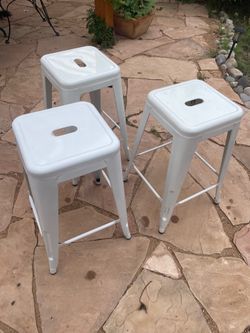 Metal bar stools 24 in