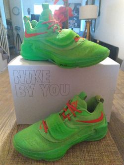 NIKE GREAK FREAK 3 NIKE BY YOU SIZE 11 USED 3 TIMES INDOOR GYM GREAT CONDITION WITH BOX