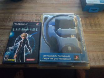 Lifeline PlayStation 2 with USB headset