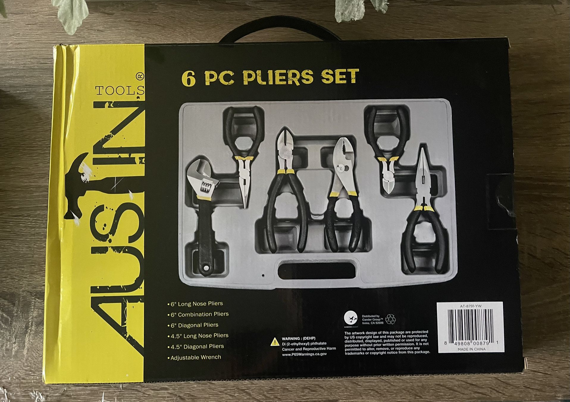 Pliers Set - 6 Piece-new!