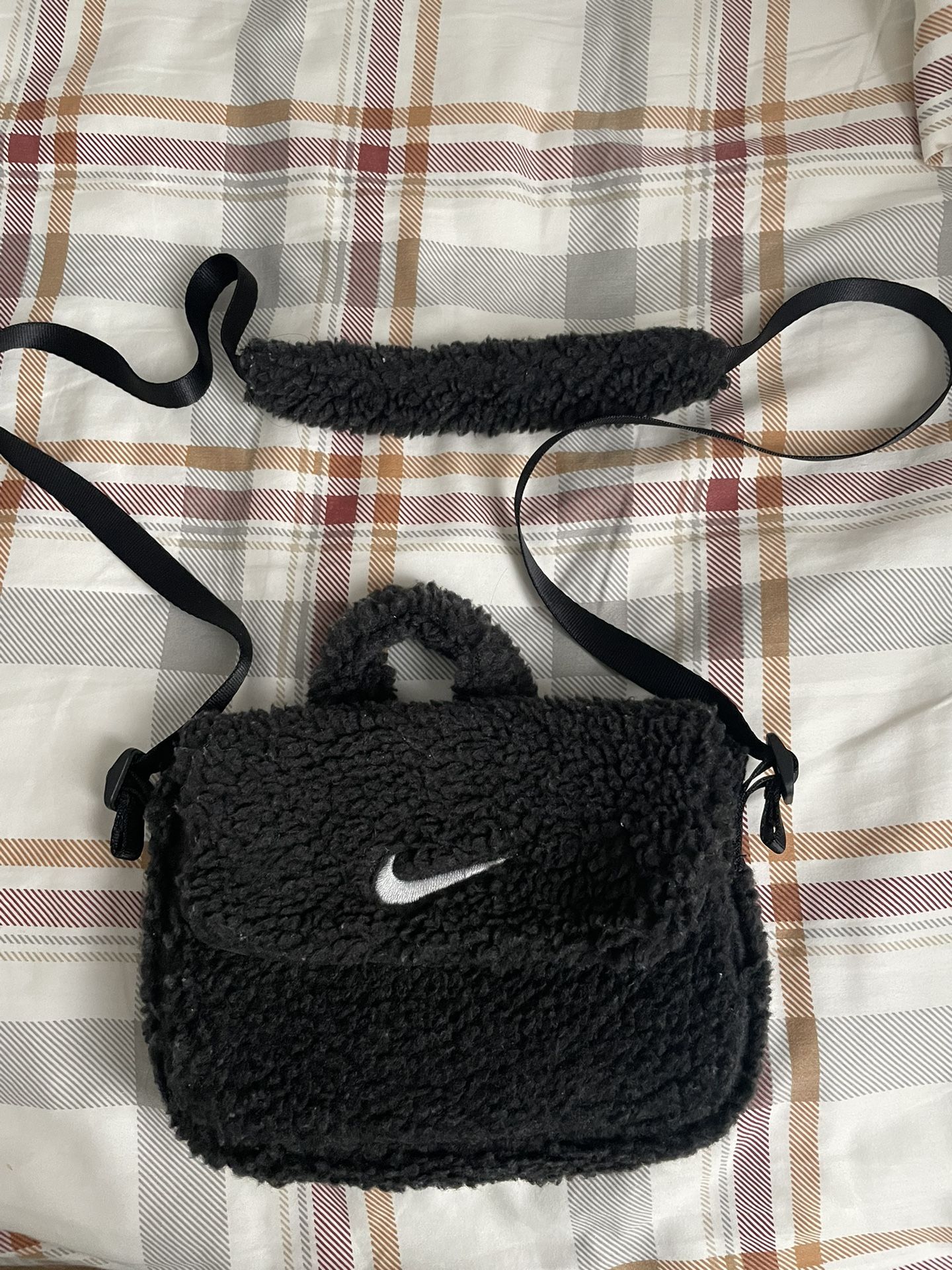 Nike Faux Fur Crossbody Bag