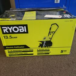 NEW Ryobi RYAC701 Electric Cultivator Tiller 13.5 Amp 11" - 16" Width