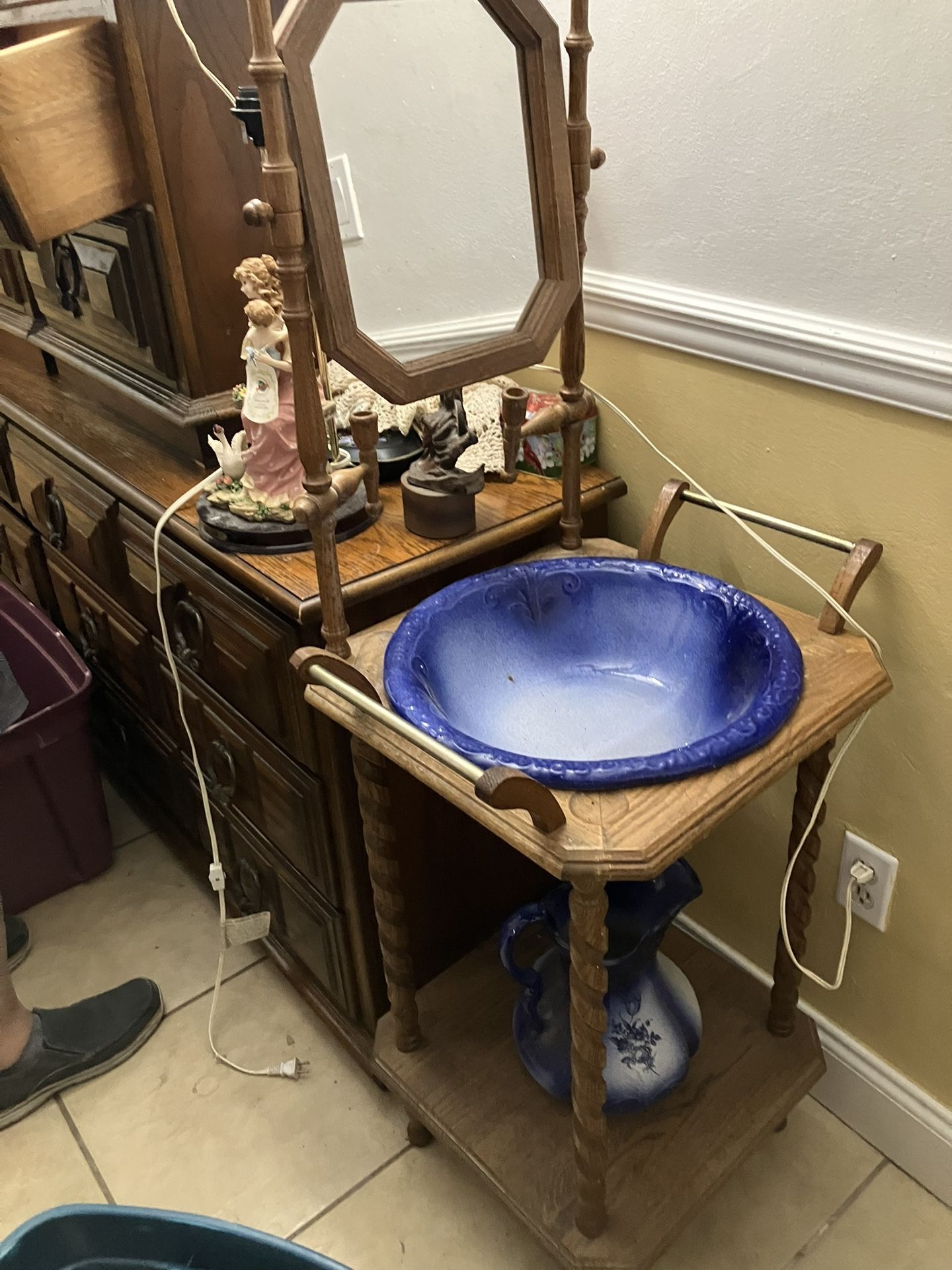 Washstand basin stand