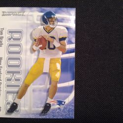 TOM BRADY ROOKIE CARD