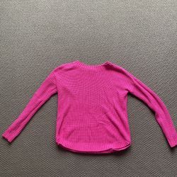 Knitted Pink Sweatshirt 