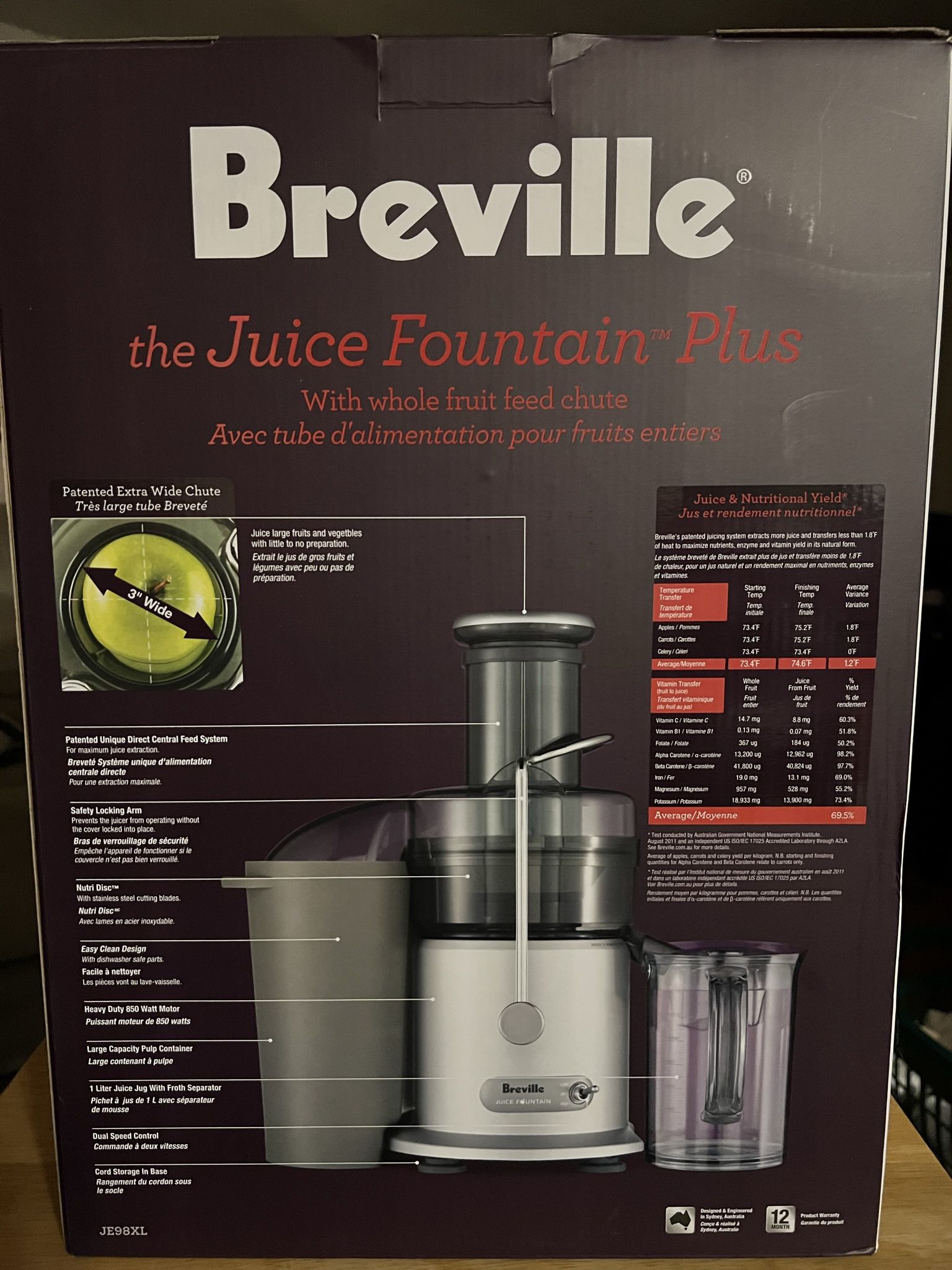 Breville juicer