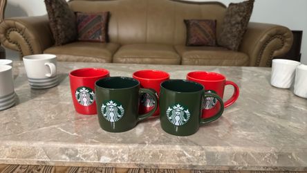 20 New and used coffee/tea mugs and cups