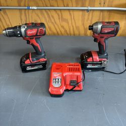 Milwaukee Drill And Impact Set 