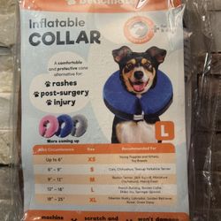 Bencmate Size Large Protective Inflatable Collar for dogs and cats