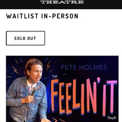Pete Holmes @ The Den Theater Friday 5-24 @ 7:15