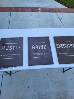 12"×16" Hustle Grind Execution Wall frames