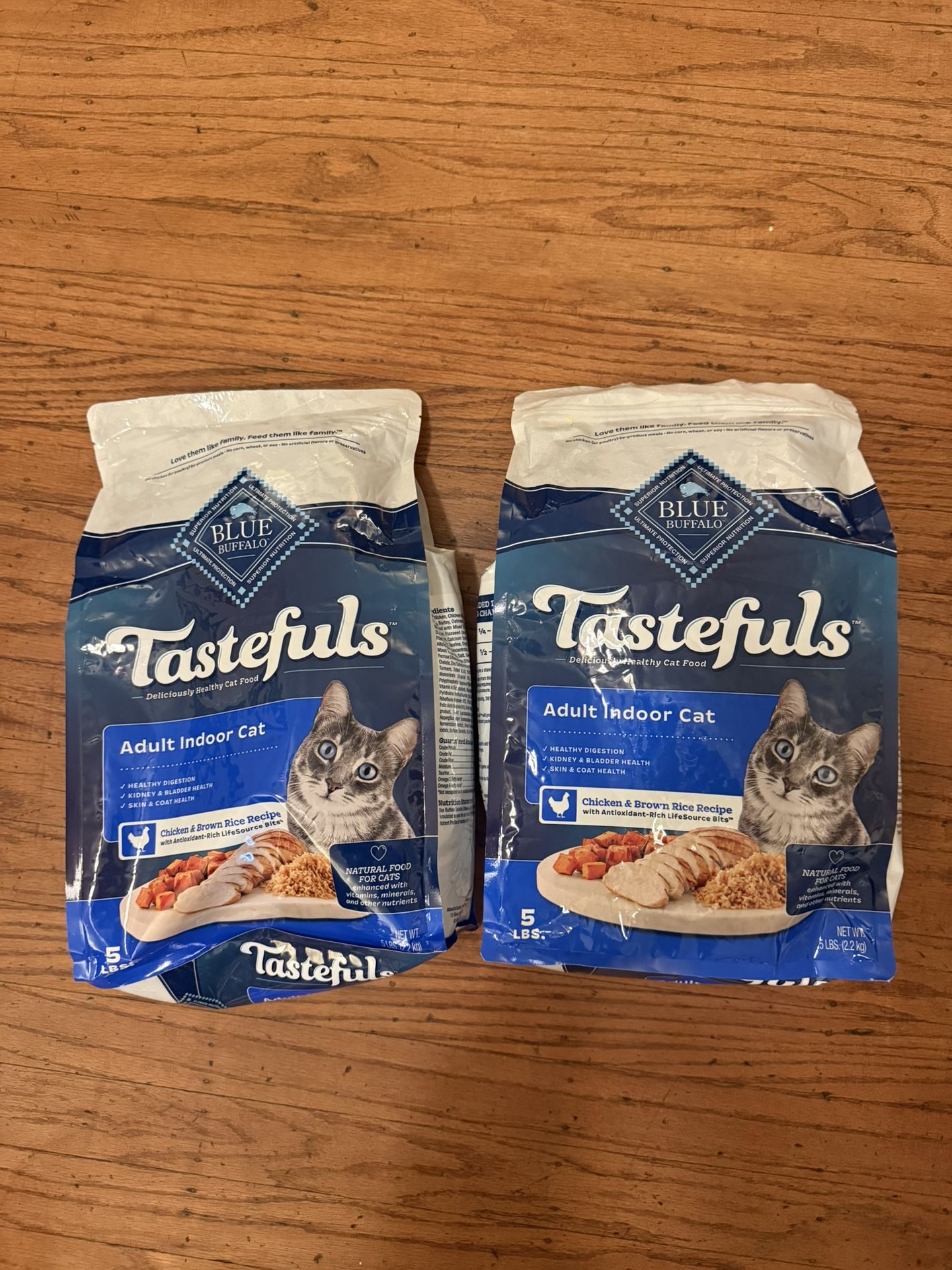 Blue Buffalo Dry Cat Food Bundle - 5lb Each
