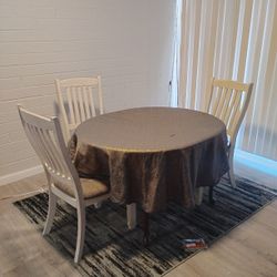 Kitchen Table Three Chairs