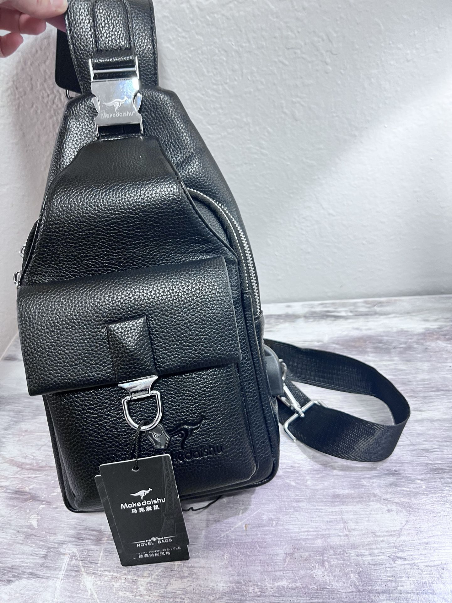 Kangaroo leather Backpack Crossbody Single shoulder Strap Mini Men’s Or Women’s Bag / purse 