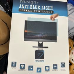 (2pack)Nusign+ 27” Anti Blue Light Monitor Screen Protector – Eye Strain Filter