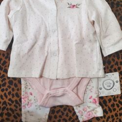 Baby 3 Pc Cardigan Set
