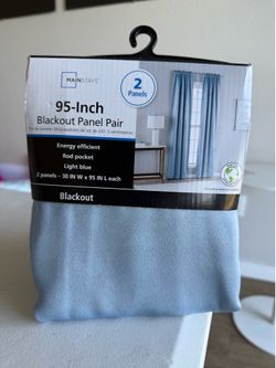 New Black out curtains 2 panels