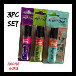 NIB Aroma Guru 3pc Aromatherapy Gift Set