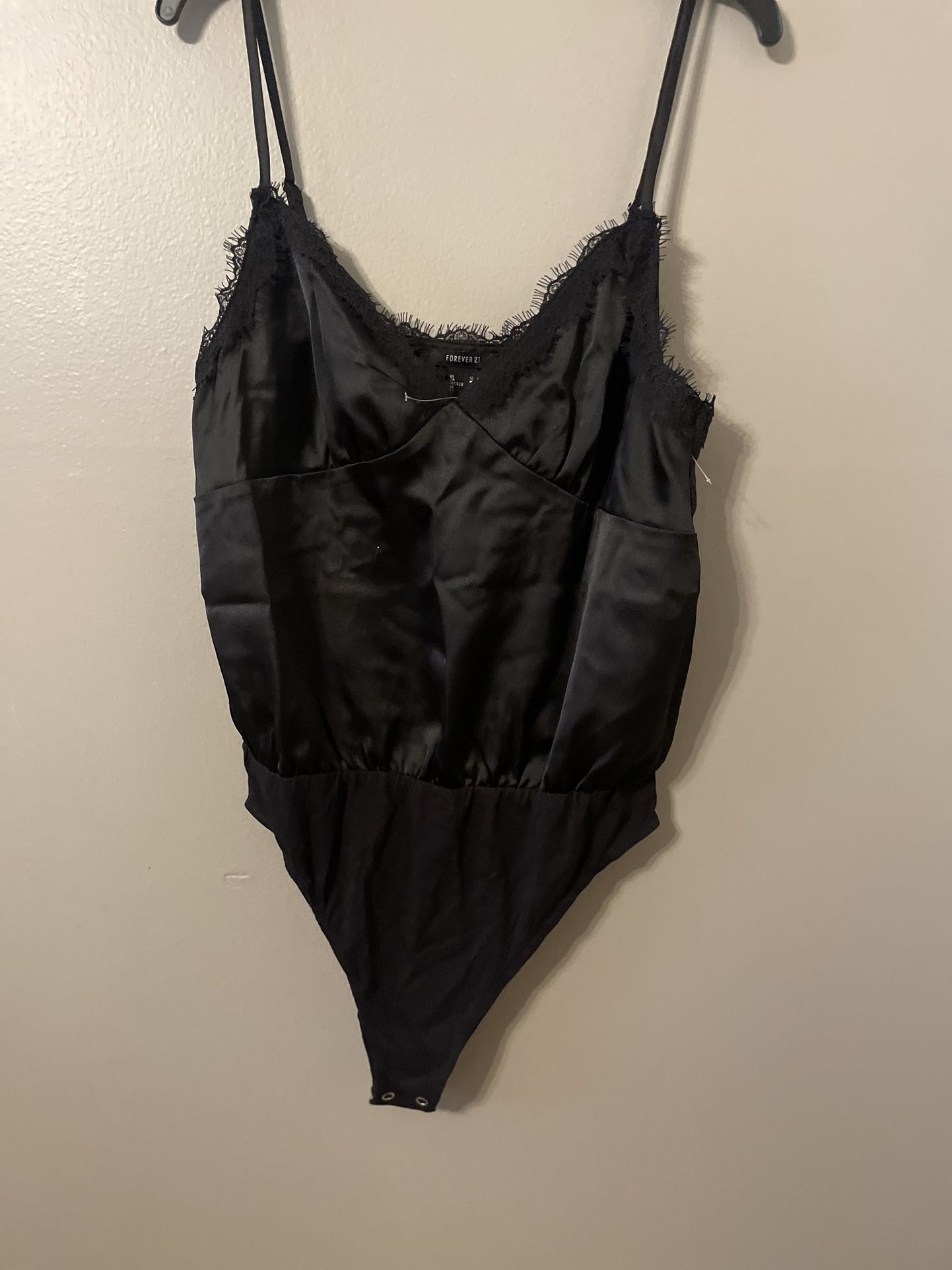 Black lace bodysuit