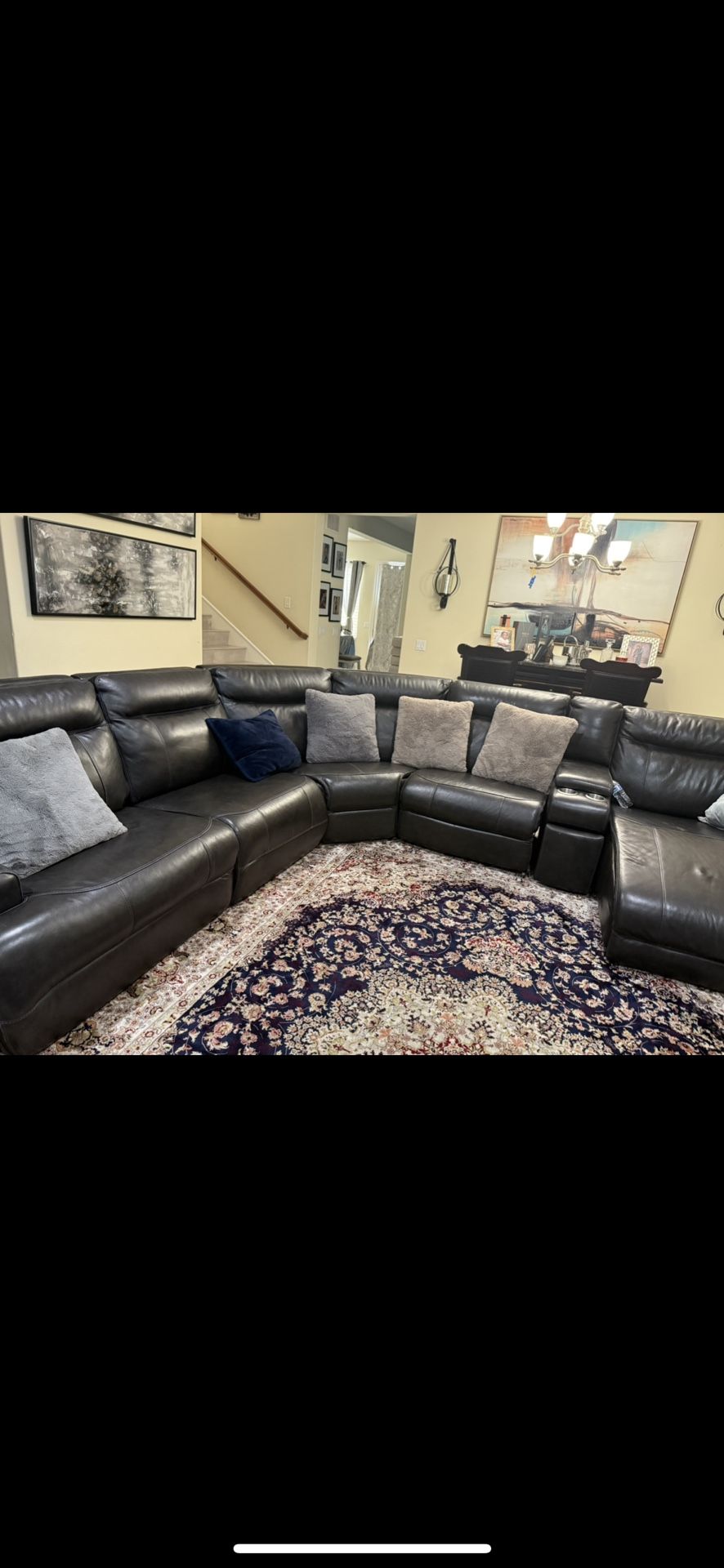 Haverty's 7 Piece Sectional Couch
