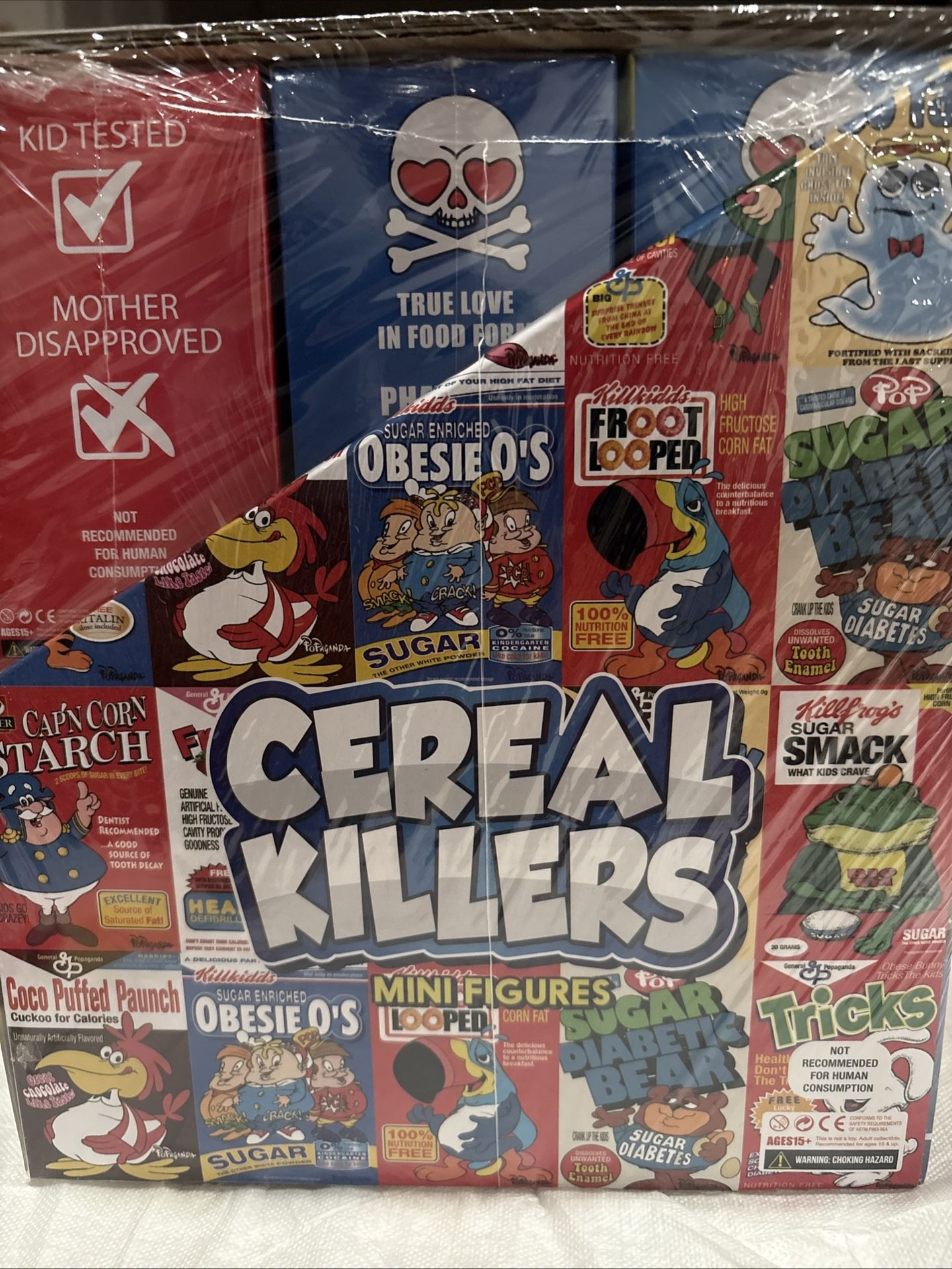 Ron English Cereal Killers Full Case of 12 Sealed