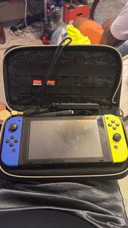 nintendo switch 1 with dock 2 joycons and 1 wireless controller