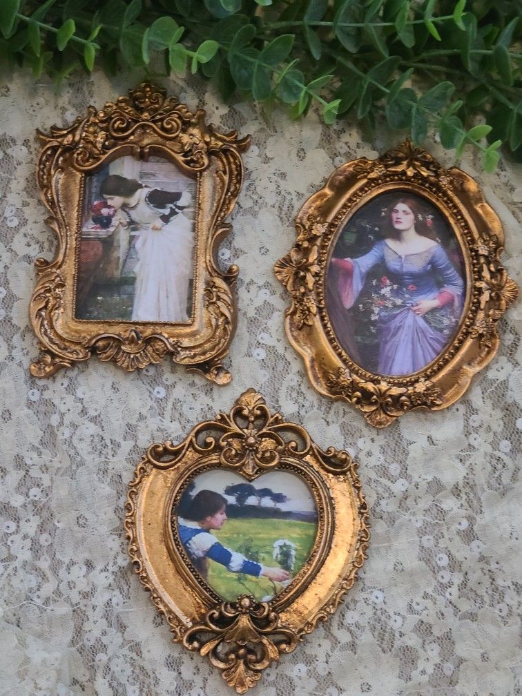 John William Waterhouse Art In Mini Baroque Frames