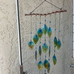 Peacock Wind Chime Indoor Outdoor Balcony Patio Yard Garden