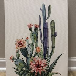 Wall Art Canvas Prints Set Of 3 Cactus Plants Wall Decor