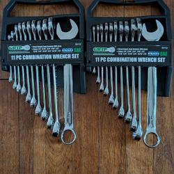 11pc Combination Wrench Set 